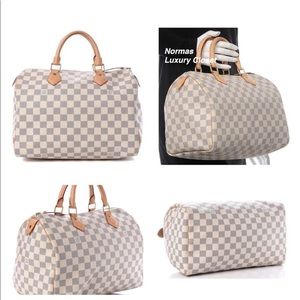 Louis Vuitton Azur Speedy 35